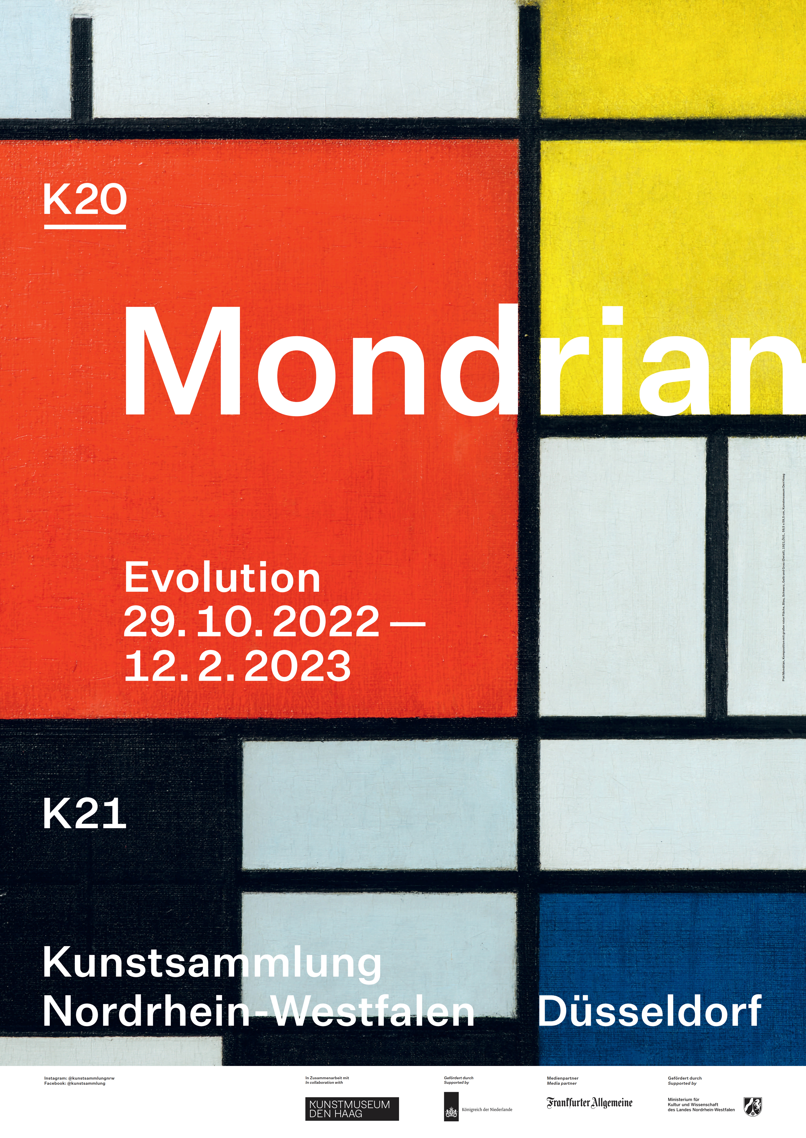 Poster Mondrian Evolution
