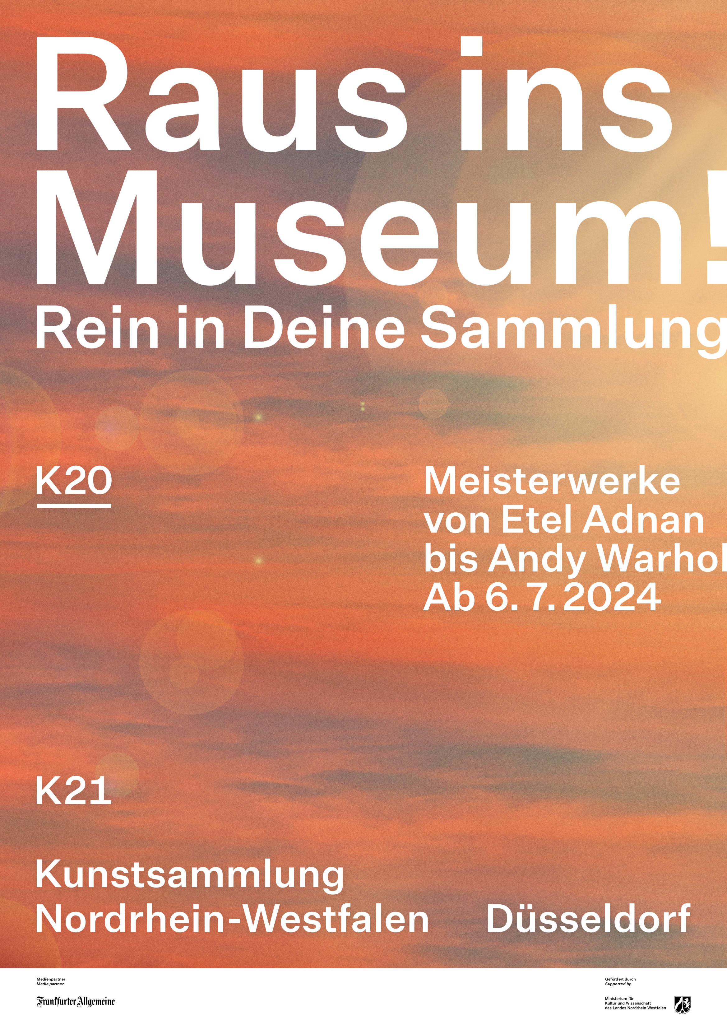 Poster Raus ins Museum!