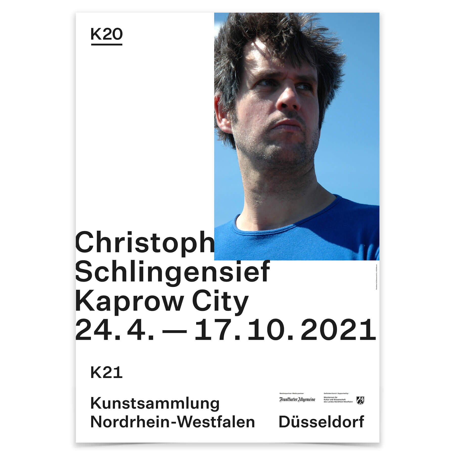 Poster Christoph Schlingensief. Kaprow City