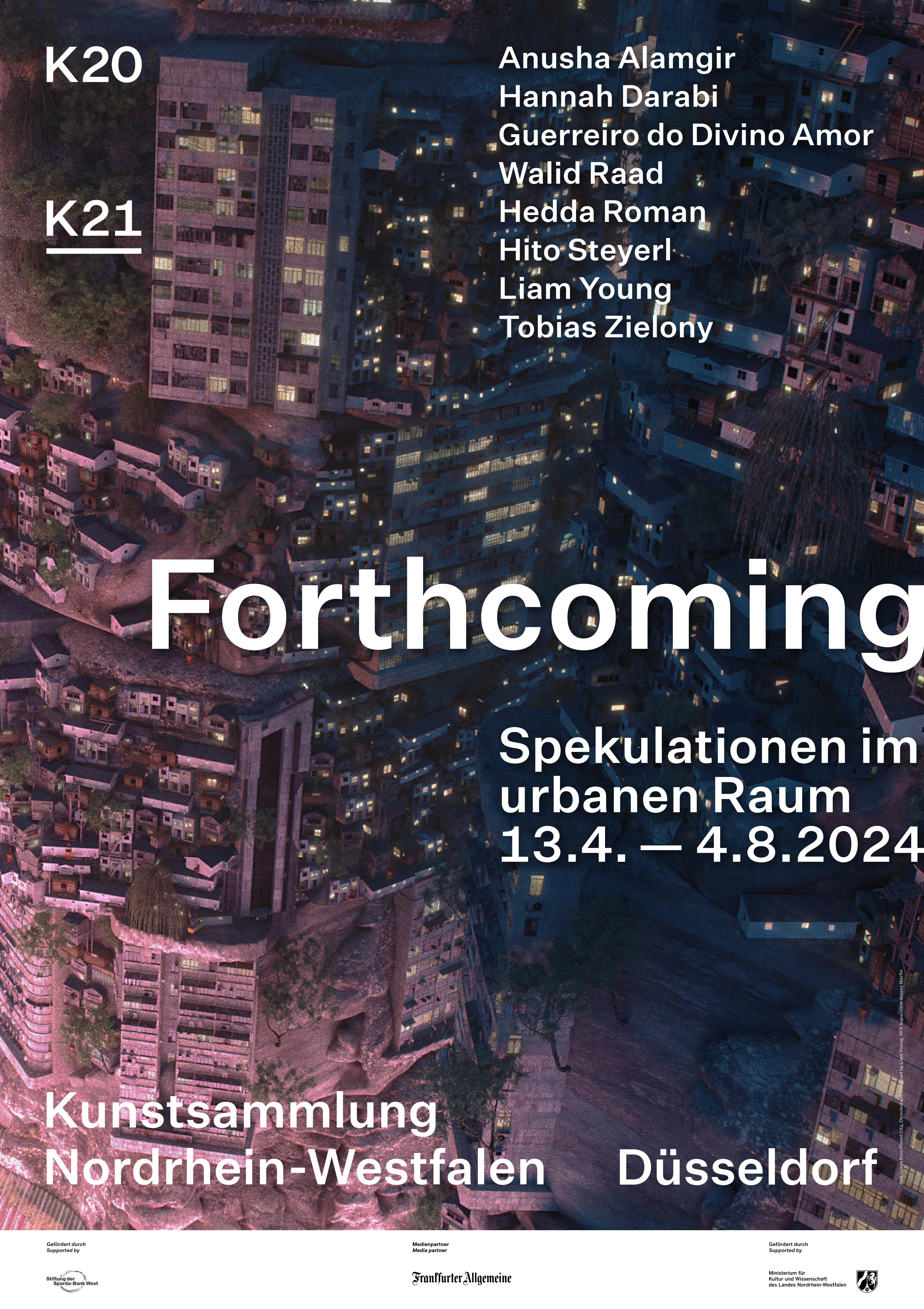 Poster Forthcoming. Spekulationen im urbanen Raum.
